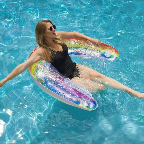 Jumbo Pool Chair Poolcandy Rainbow Collection - Picture 2 of 4